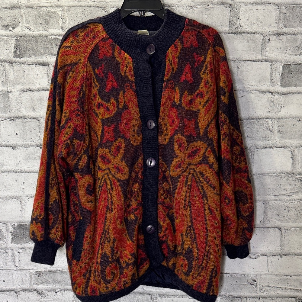 WHITE STAG Paisley Sweater Coat